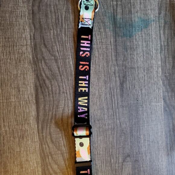 Star wars baby yoda size med Adjustable Dog Collar seat belt style buckle - Picture 4 of 7